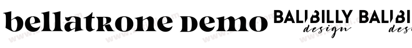 Bellatrone DEMO字体转换